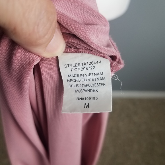 Love J Rose Colored Blouse Sz M - Picture 6 of 6